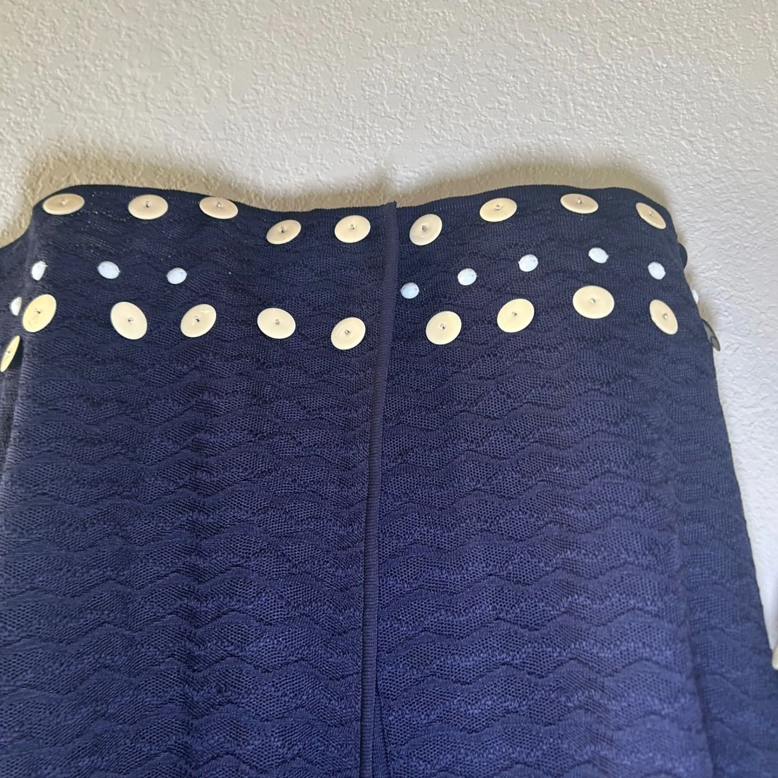 Ming Wang Womens Navy Blue Textured Open Front Cardigan Sweater XL lagenlook - Image 3