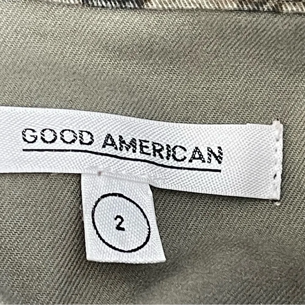 Good American Leopard Print Utility Jacket Women’s Size 2 M Pockets Animal Print - Image 9