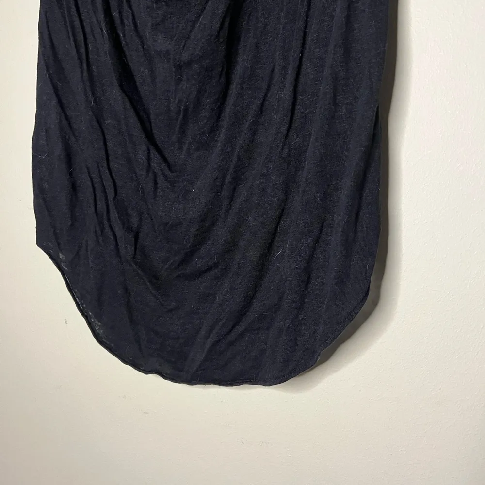 Vintage Barney’s New York 100% Linen cowl neck blouse - Image 3