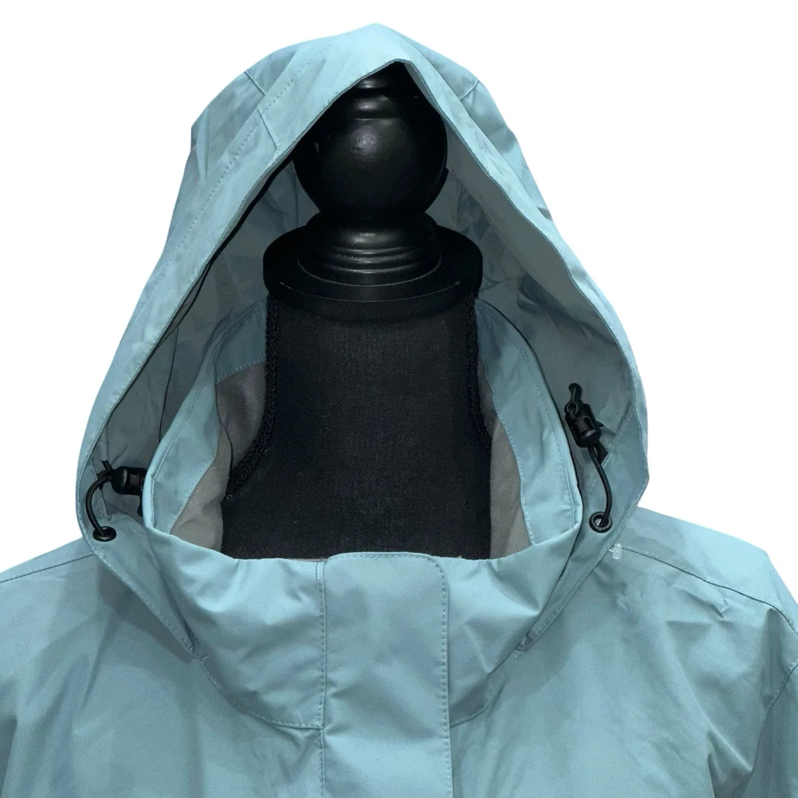 L.L. Bean Womens 3 in 1 Jacket Shell Only Womens Plus 2X Hood Full Zip Coat Blue Size XXL - Image 2