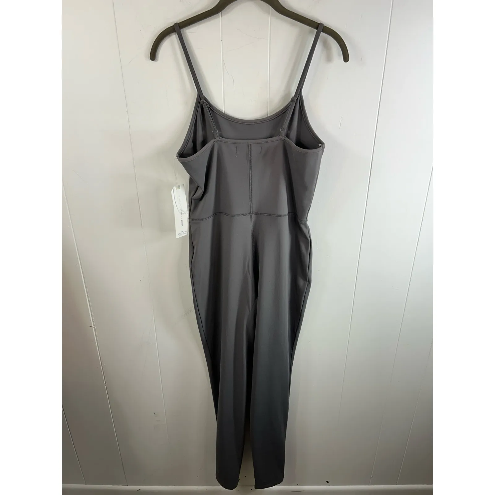 Almost Famous New!  NWT Gray Stretch One Piece Jumpsuit in size large. - Image 7