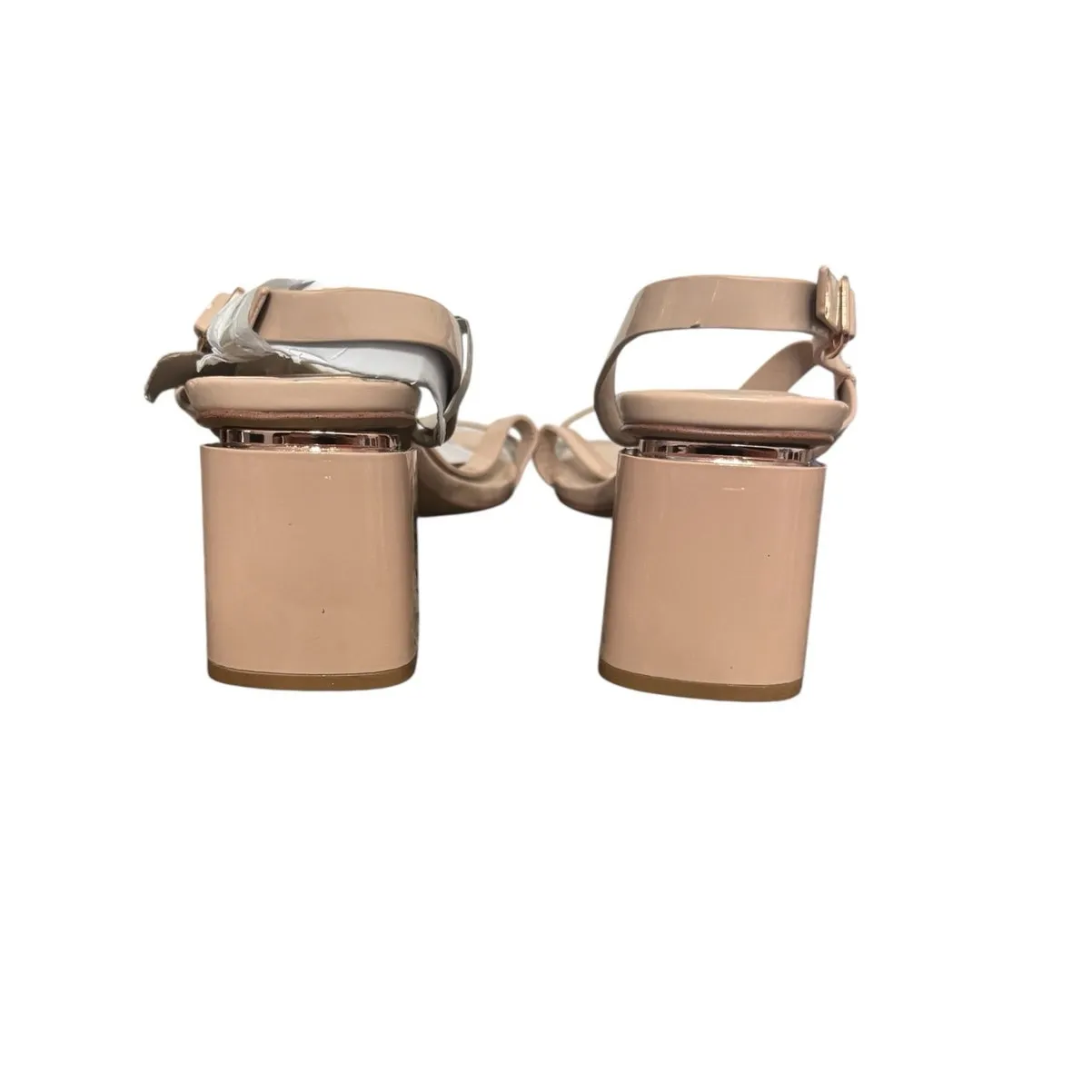 New! Aldo Shenna Strappy Slingback Heeled Patent Sandals - Size 9 - Image 9