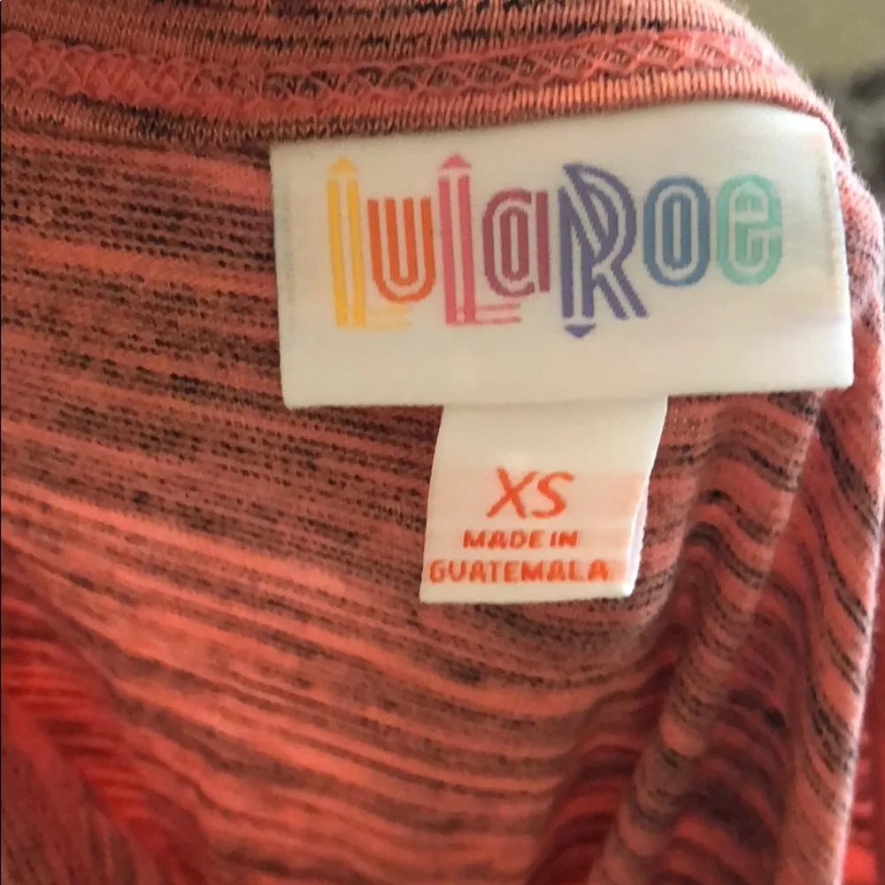 Lularoe NWT coral space dyed Maria - Image 3