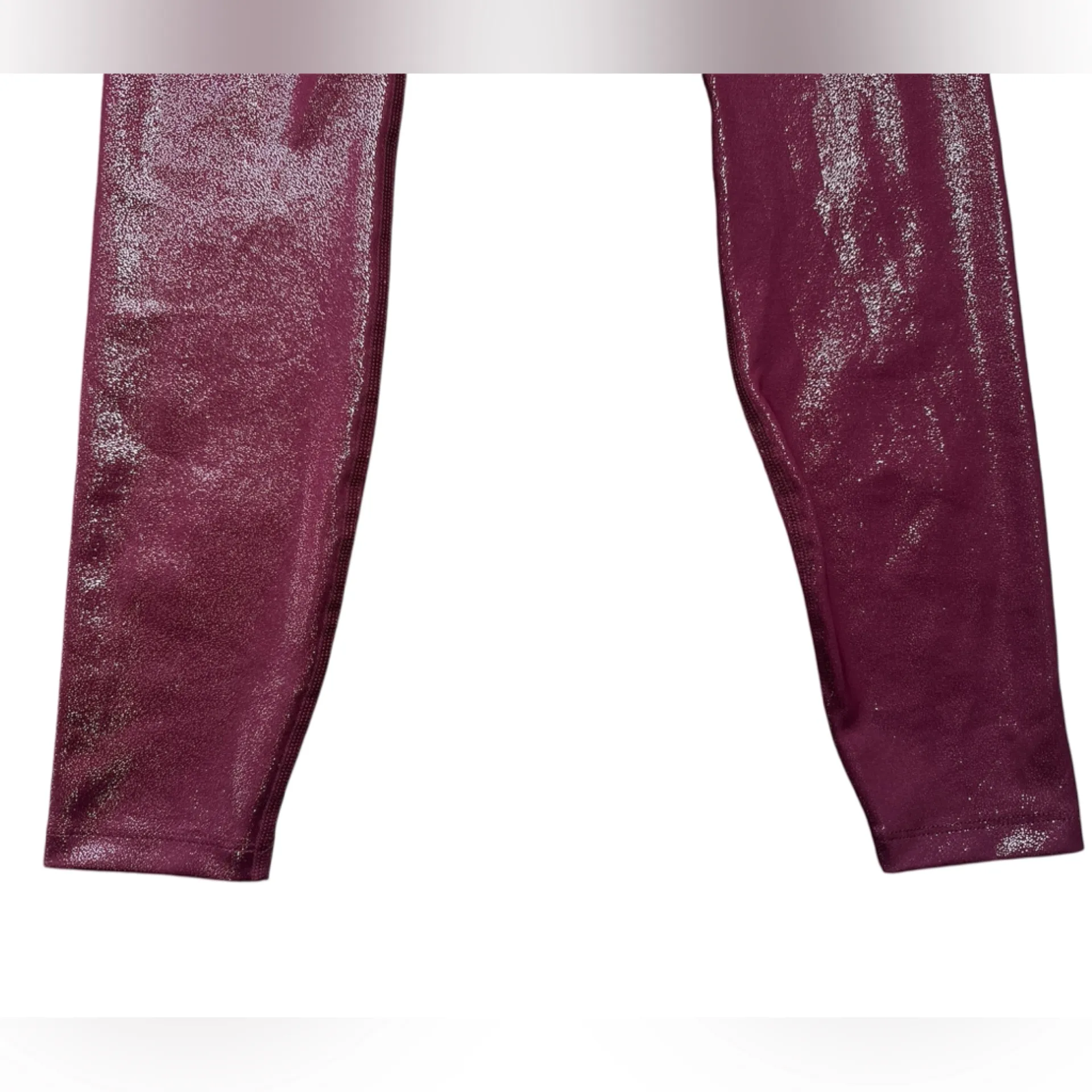 Nike Midrise Sparkle Leggings 7/8 Length Beetroot - Image 6