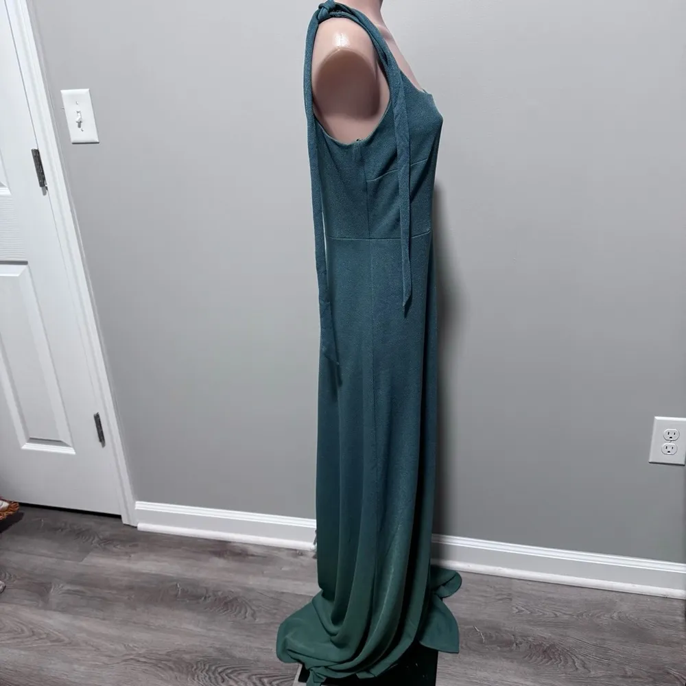 Birdy Grey Alex Convertible Maxi Dress Sea Glass Green Formal Bridesmaid Medium - Image 7