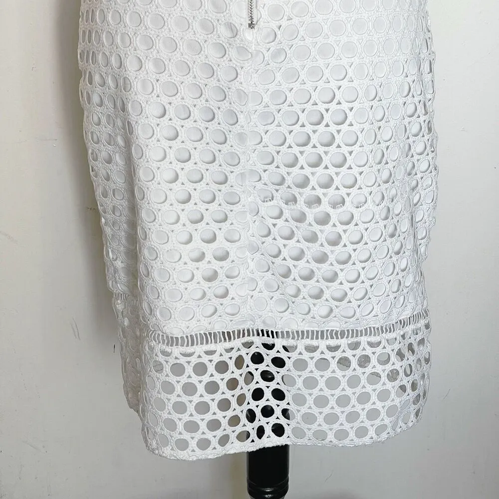 Mademoiselle Dress Sz Large Engagement White Bridal Shower Wedding Bachelorette - Image 9