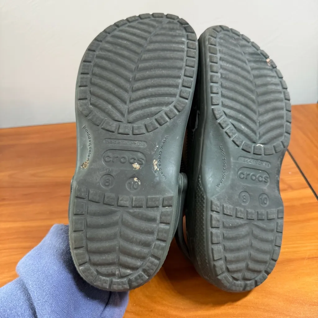 Madhappy x Hysteric Glamour Classic Crocs Clog Jibbitz‎ Black M8 W10 - Image 4