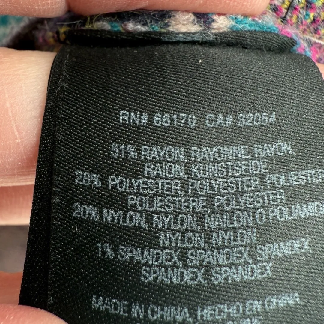 Anthropologie Akemi + Kin Kaleidoscope Print Sweater‎ Dress Size Medium Bohemian - Image 14