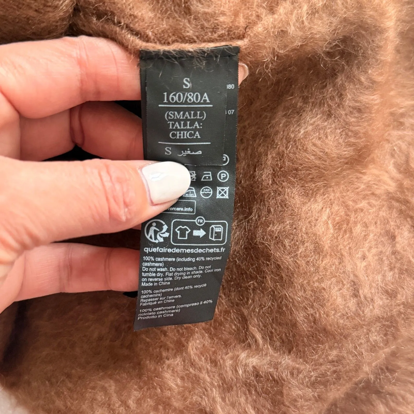 NWOT AllSaints Rebel Cashmere Crewneck Sweater Minimalist Soft Luxe Staple Sz S - Image 7