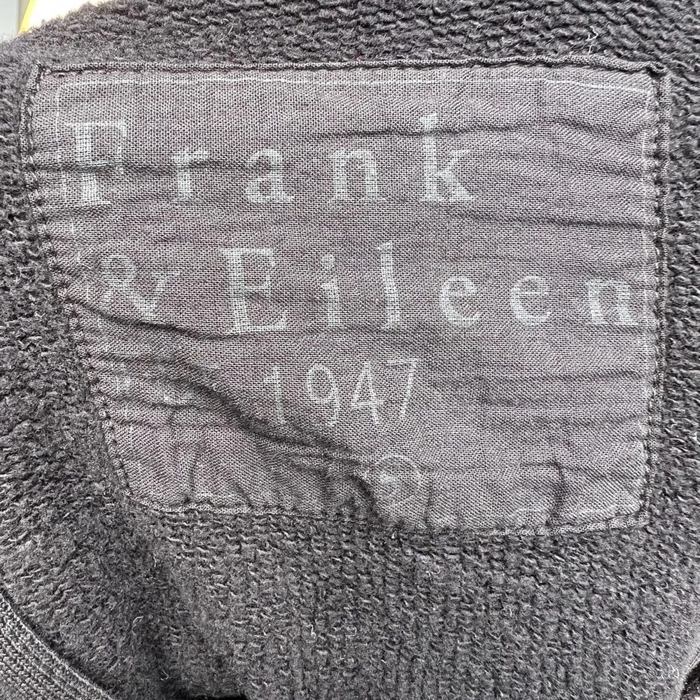 Frank & Eileen Patrick Popover Henley Pullover Fleece Black Small $238 Sweater - Image 8