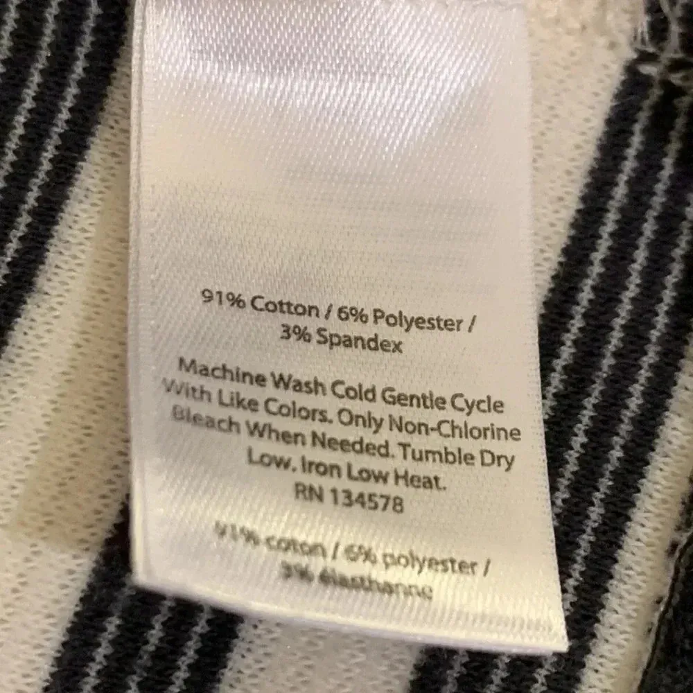 Vineyard Vines Ottoman Stripe 3/4-Sleeve Dress Navy & White Women's Size XS - Image 5