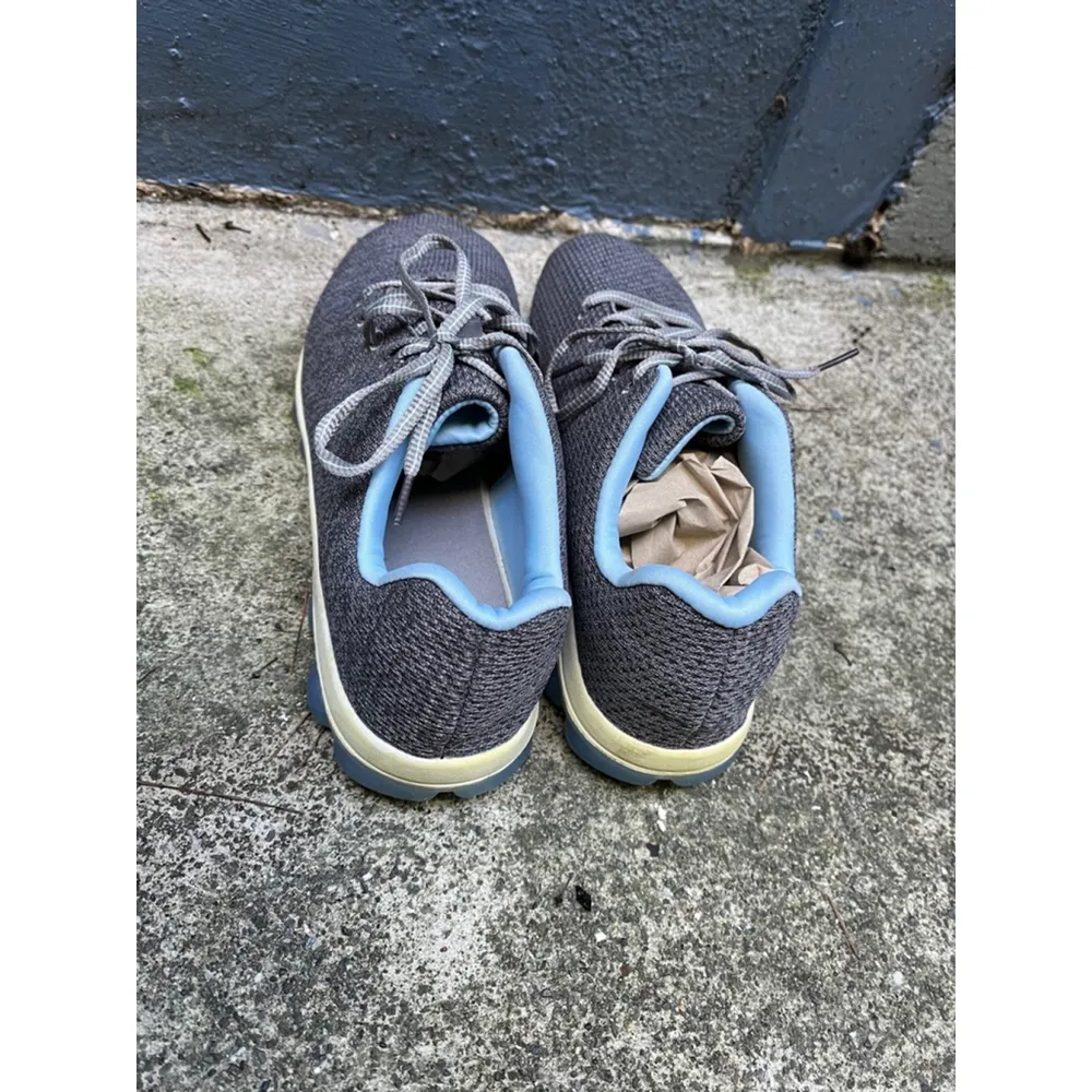 Avia Memory Foam Lace up Lightweight Walking Shoes Gray Blue Lightweight Size 11 - Image 7