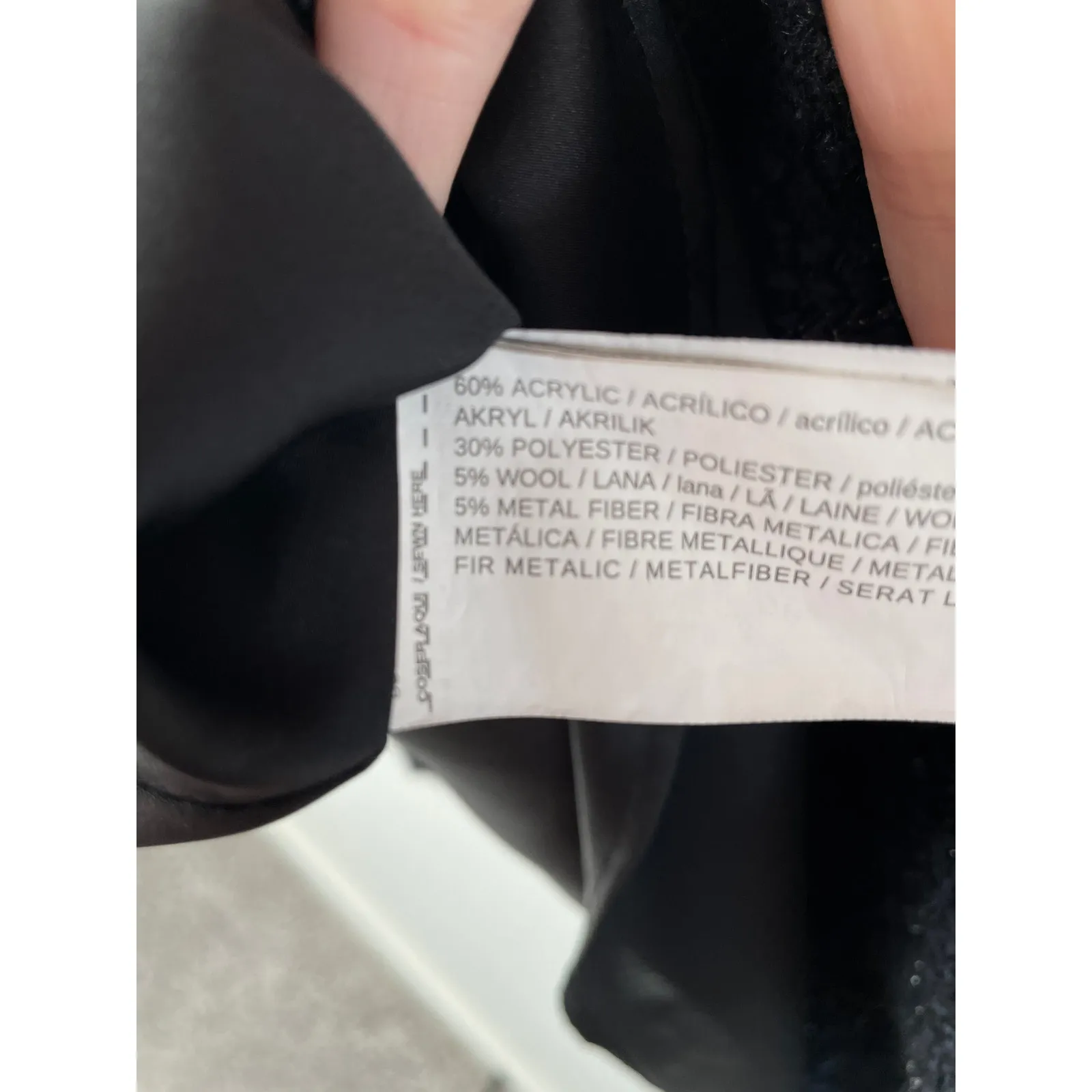 Mango Tweed Shift Dress Metallic Thread Sleeveless Mini Size S - Image 7