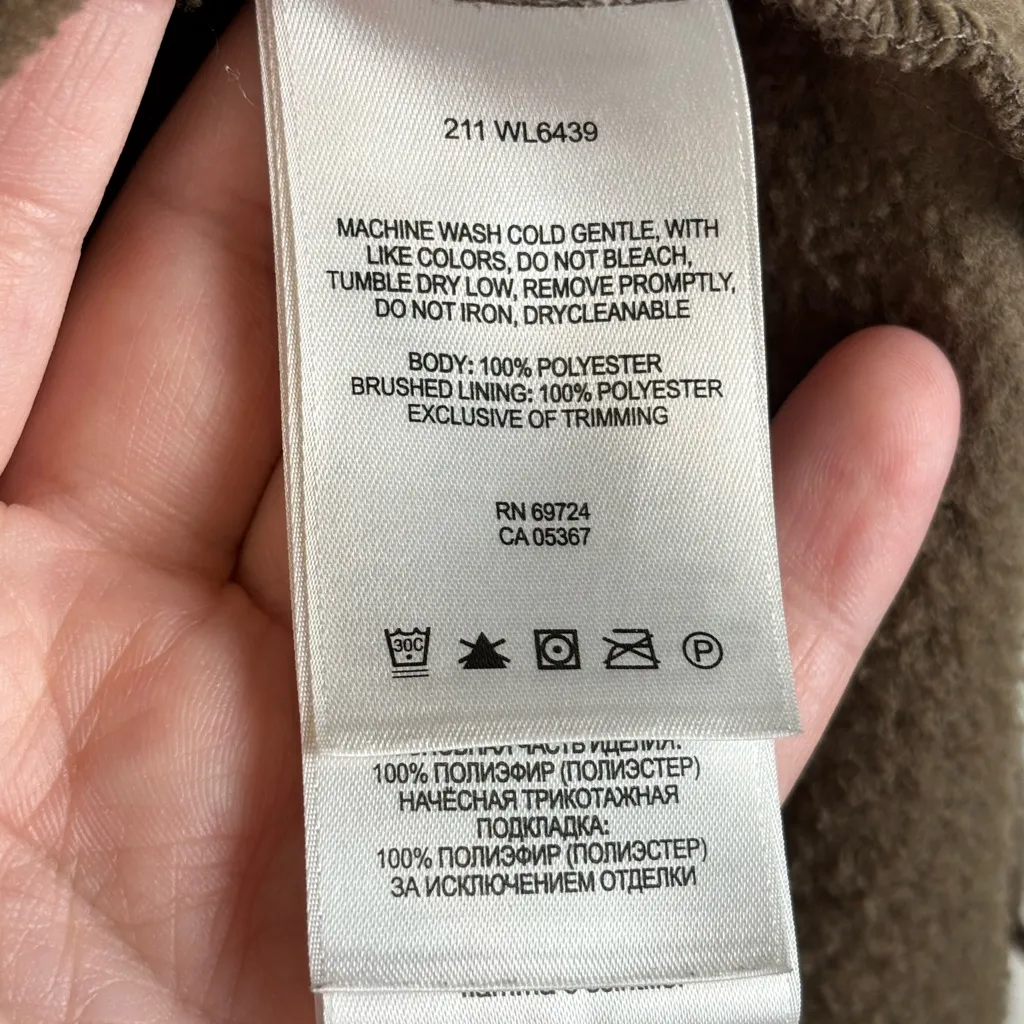 Columbia Sportswear Woman’s Brown Fleece Casual Outerwear Cozy Jacket Size Large - Image 5