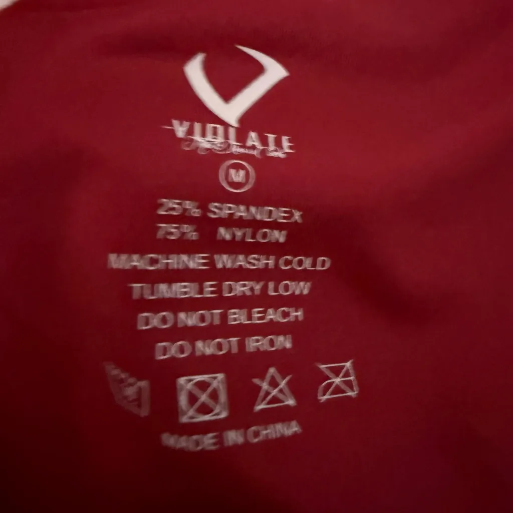 Violate The Dress Code Bra! Red Size M - Image 3