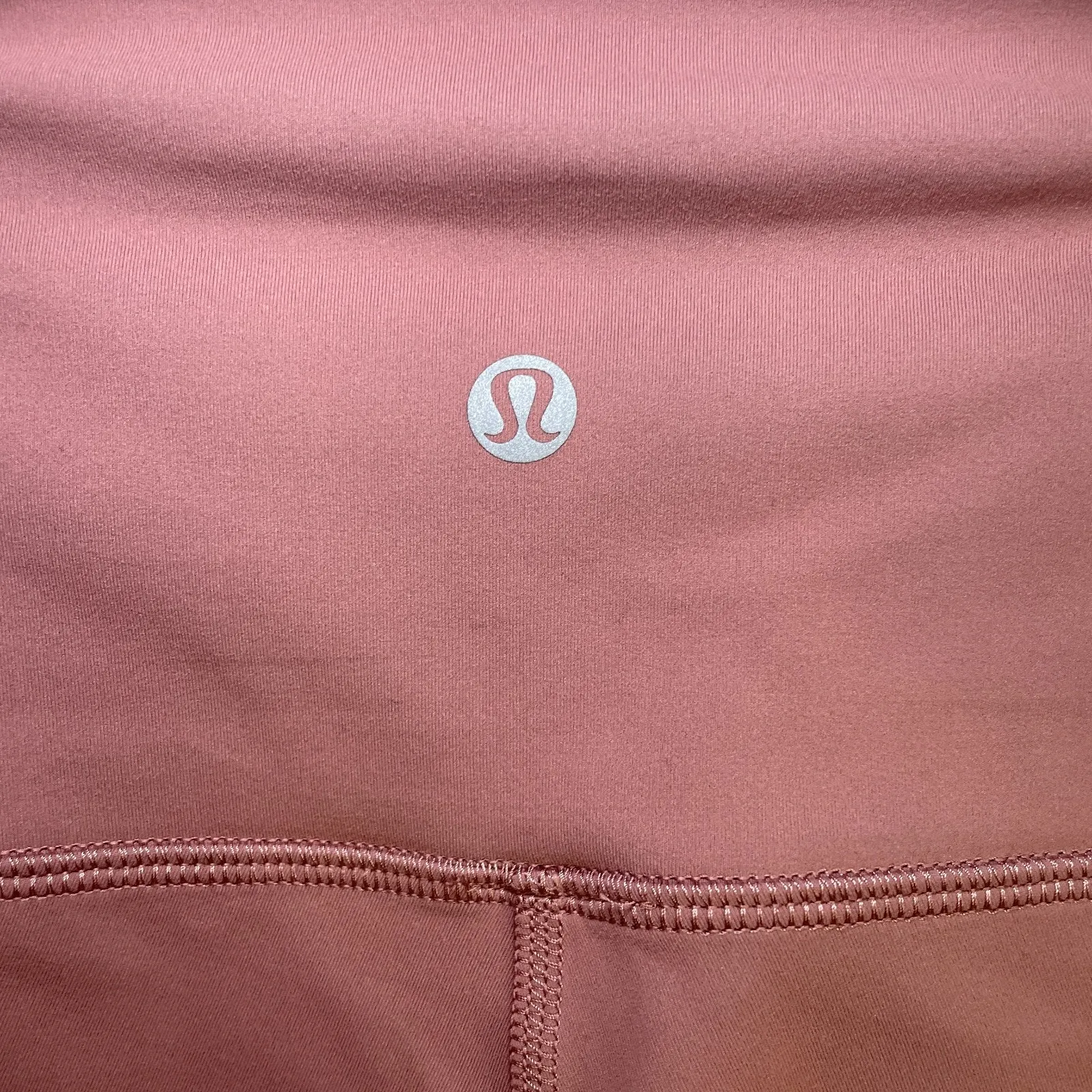 Lululemon Wunder Train High Rise Bike Short 8" Size 4 Mauve LW7BH0S Gym Athletic Pink - Image 3