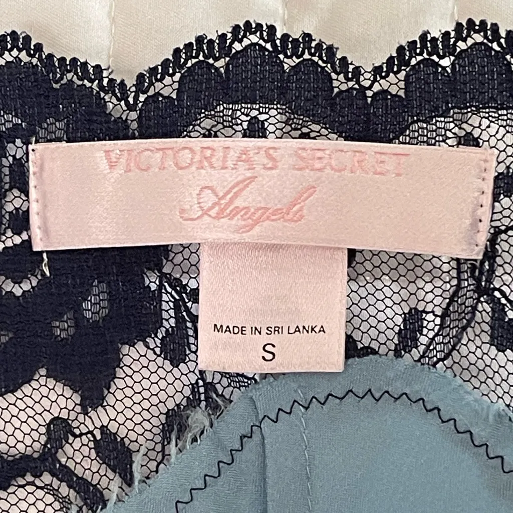 Victoria's Secret Angels Y2K Women’s Lace Lingerie Mini Slip Dress size Small - Image 7