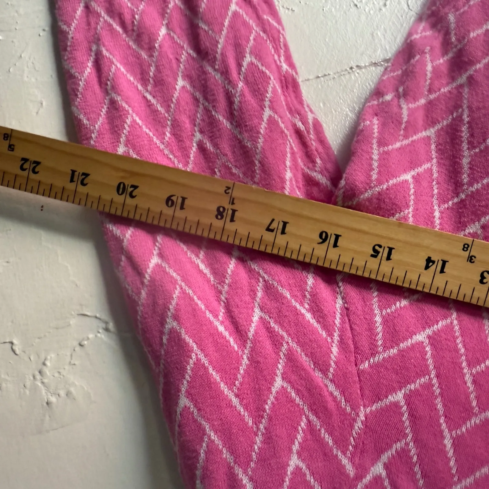 Notations Pink Wh Argyle Knit Collared Sweater Top Small Preppy Coquette Career‎ - Image 5