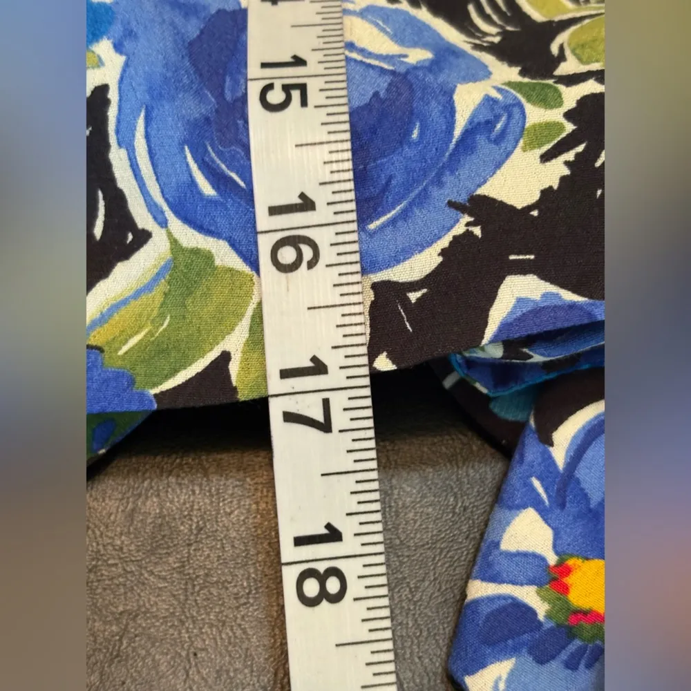 Zara Floral One-Shoulder Blouse - size M - Image 12