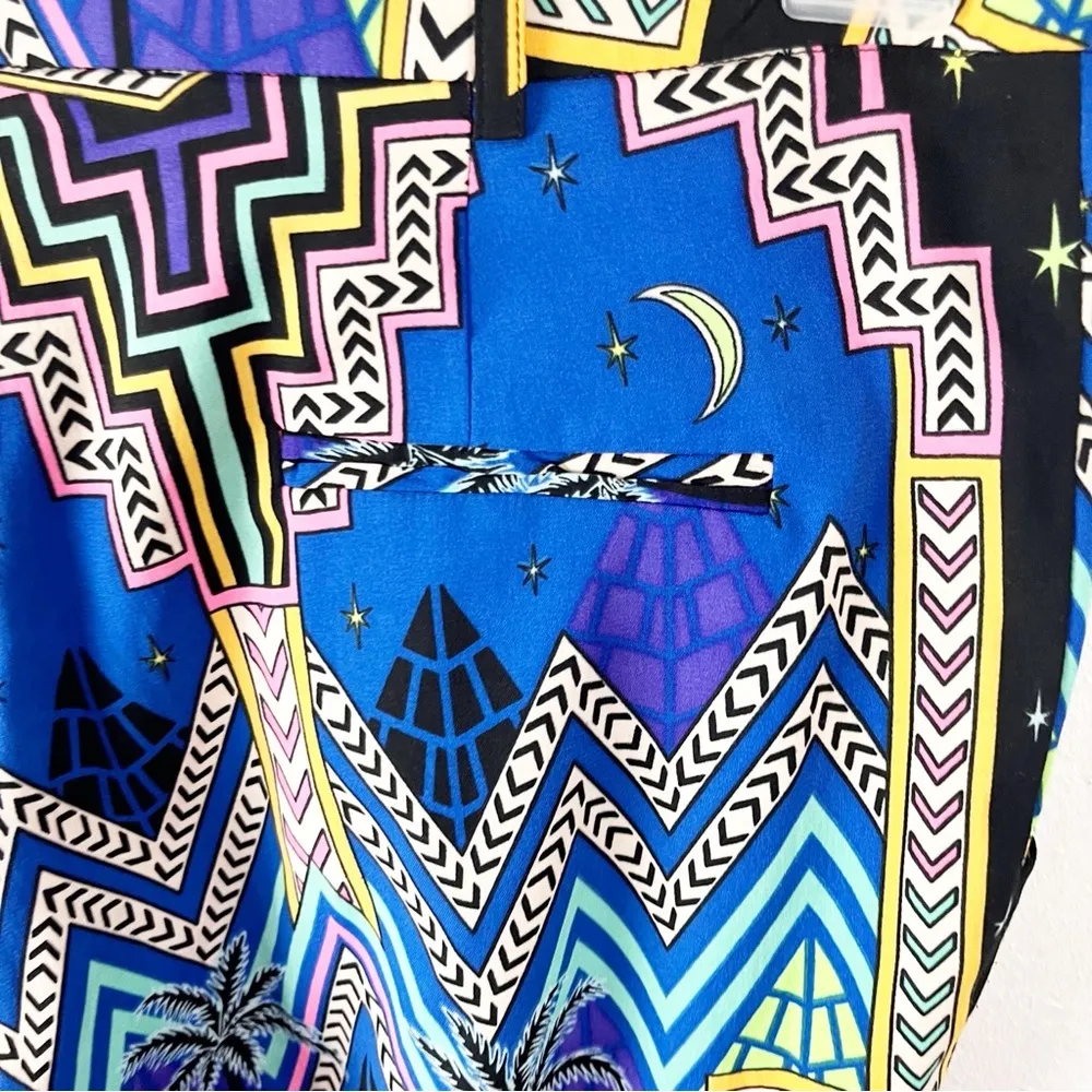 MARA HOFFMAN Art Deco High Rise Side Pocket Pleated Front Pants, Size 6 - Image 7