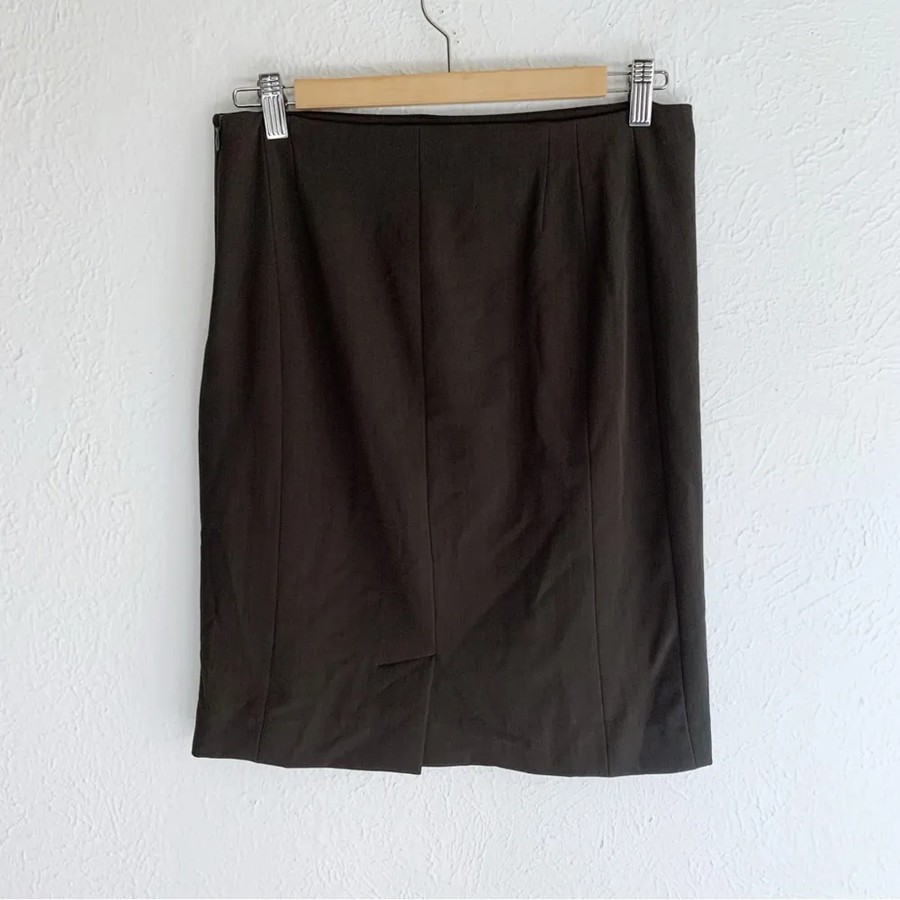 MM Lafleur The Noho Skirt in Dark Pine Green Sz 6 - Image 4