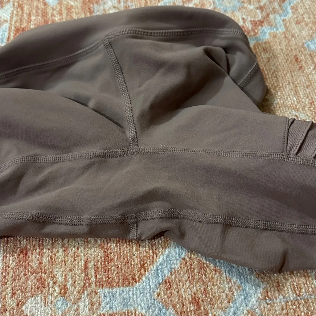 Alo yoga High-Waist Moto Legging smoky quartz rose gold size small W5494R - Image 4