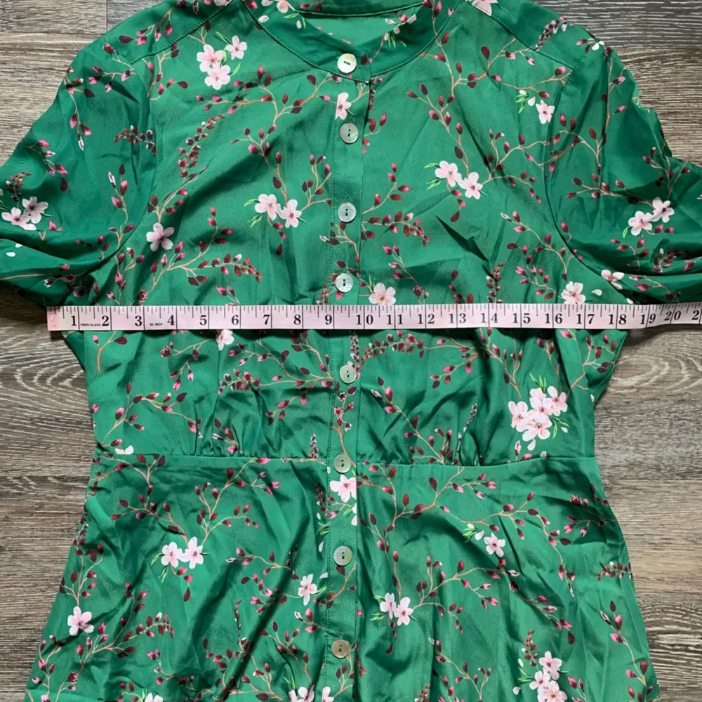 Phase Eight Christina Shirt Dress Jade Green Midi L Size L - Image 4