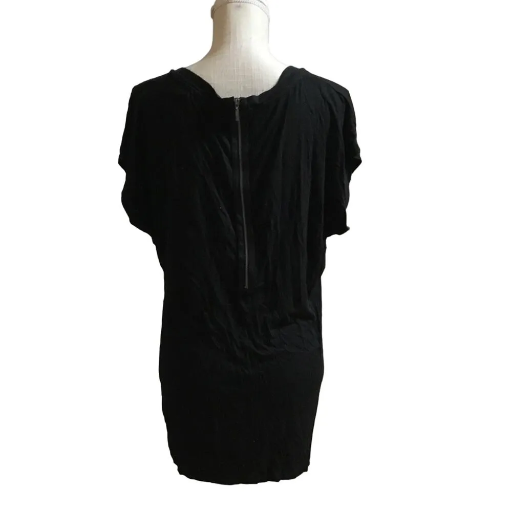 New York & Company Top Black Size L - Image 3