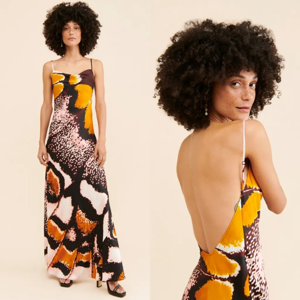 Chufy Laurel Maxi Dress Black Size L - Image 3