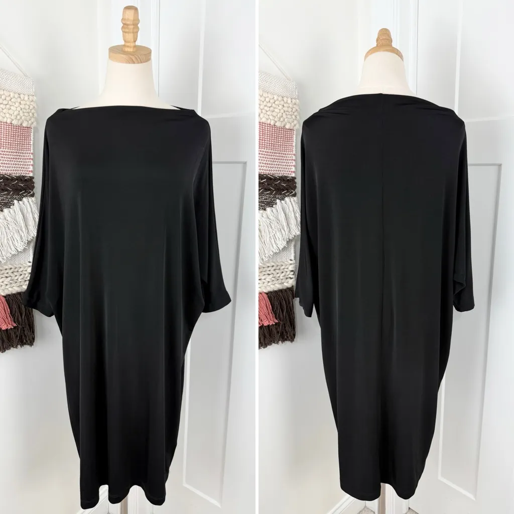 Bryn Walker Jersey Dress Black Sz S - Image 4