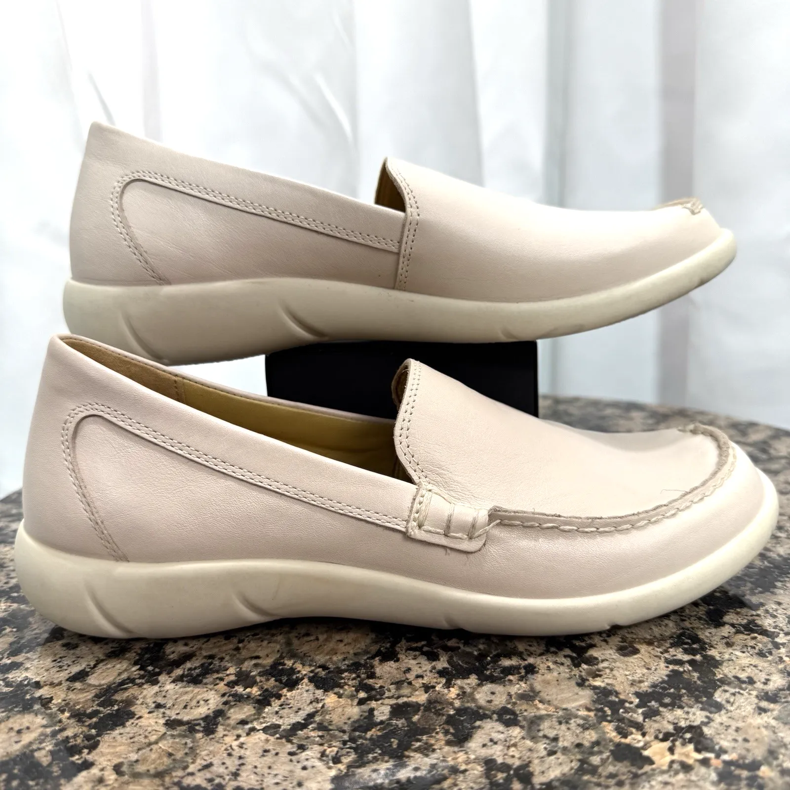 Hotter Retro Tan Leather Slip - Image 2