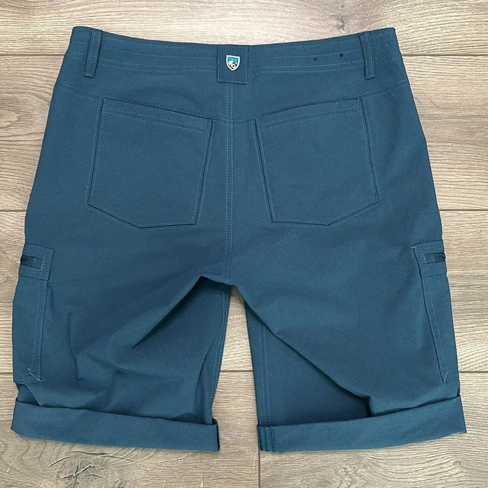 Kuhl Horizn Convertible Blue Stretch Bermuda Hiking Trail Shorts Size 6 - Image 5