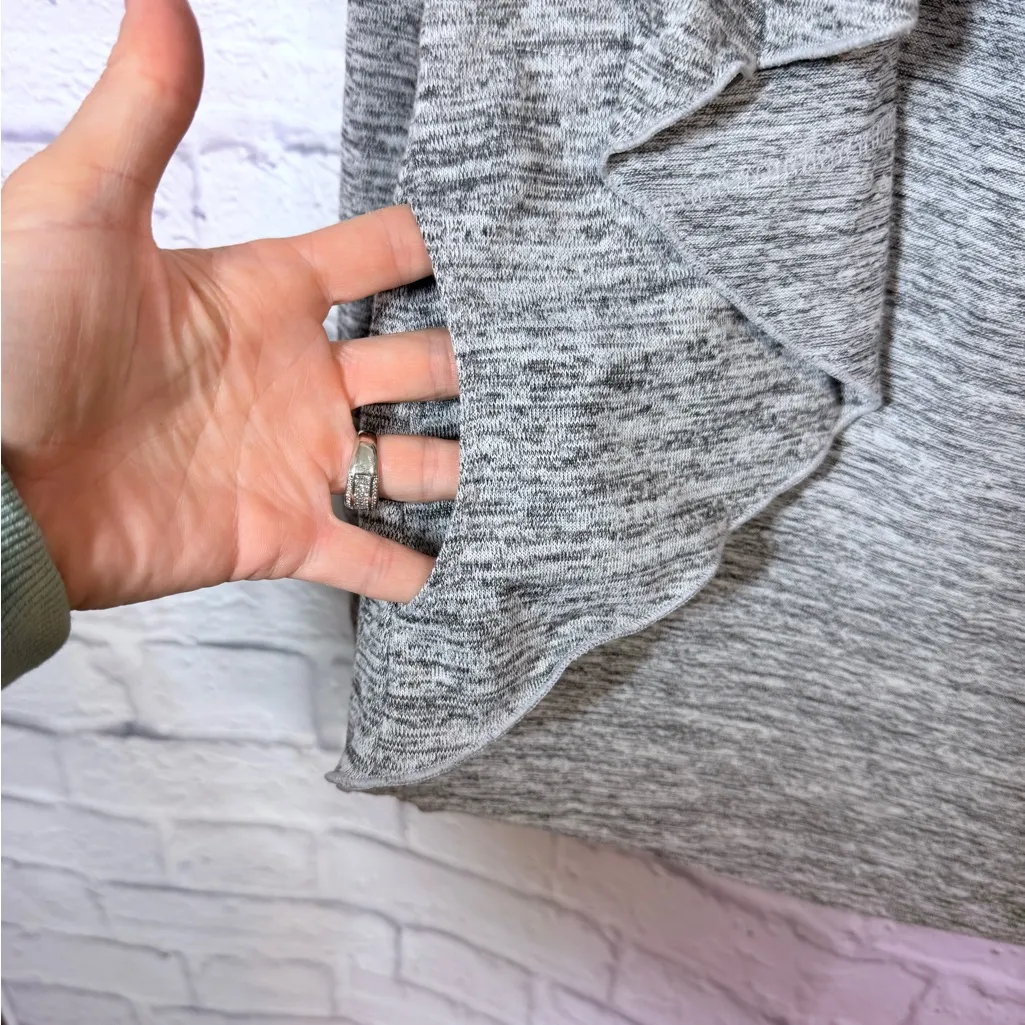 Athleta Gray Open Front Cardigan, Small - Image 2