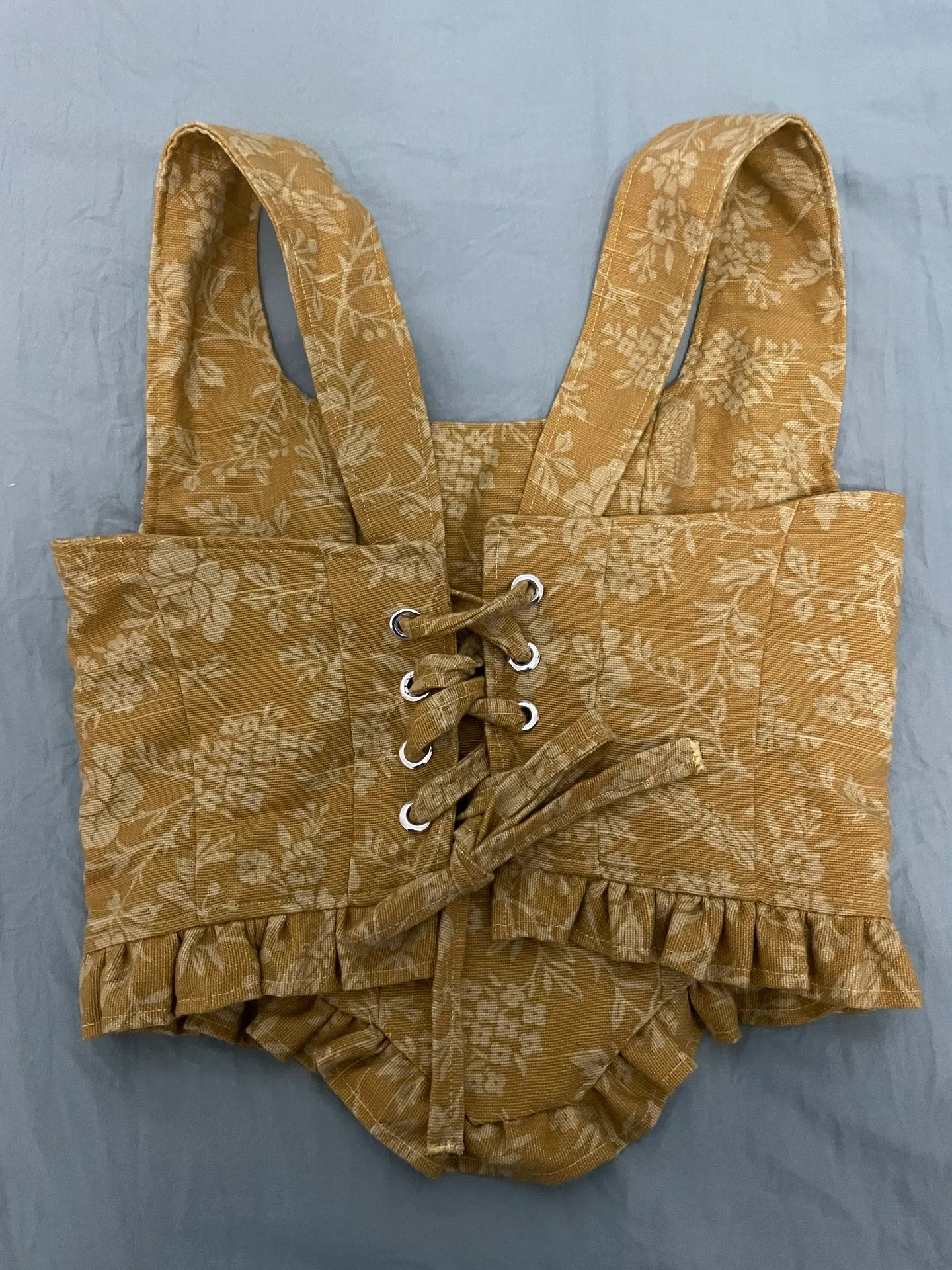 Yellow Corset Top Size XS - Image 2