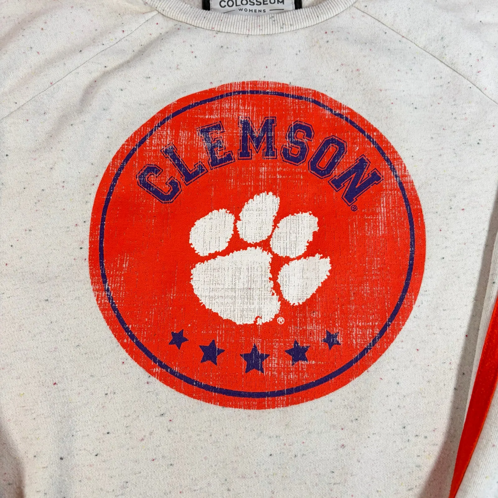 Colosseum womens Clemson sweatshirt. Size XL. Tigers, athletic, college sports - Image 2