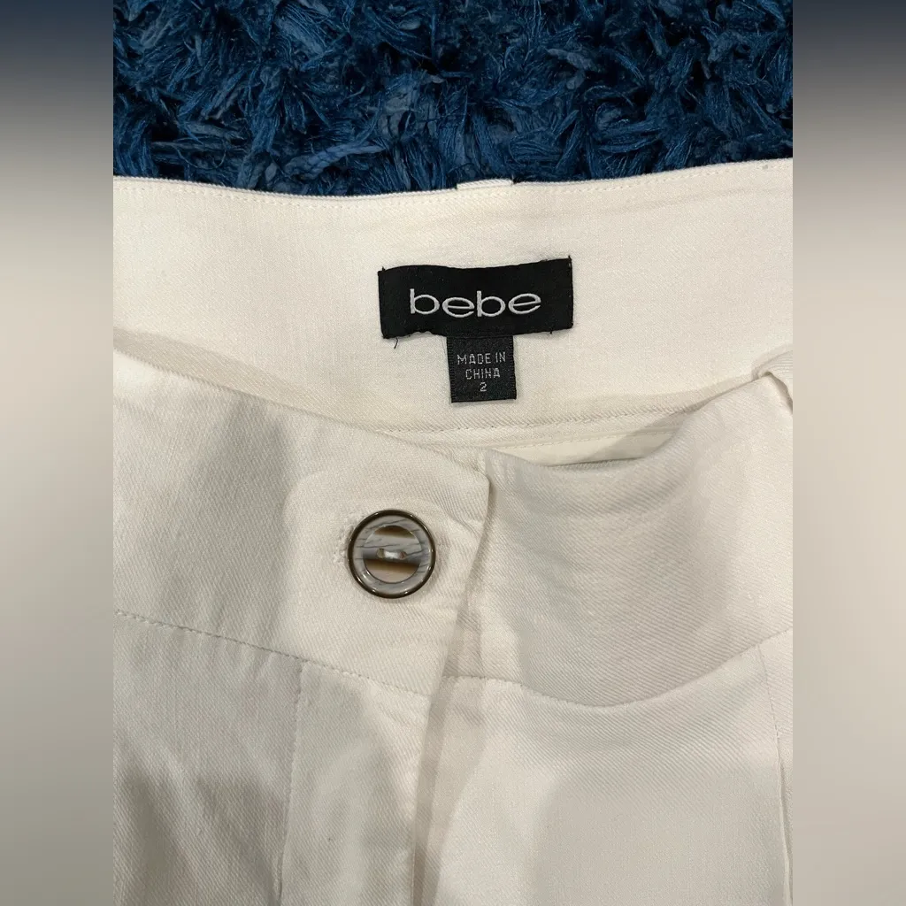 Bebe  white Women's Shorts - Image 4
