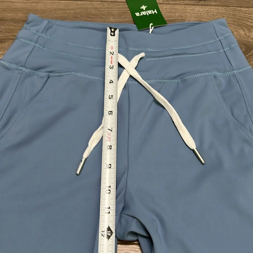 Halara Softlyzero Plush High Waisted Drawstring Side Pocket Joggers Blue SP - Image 10