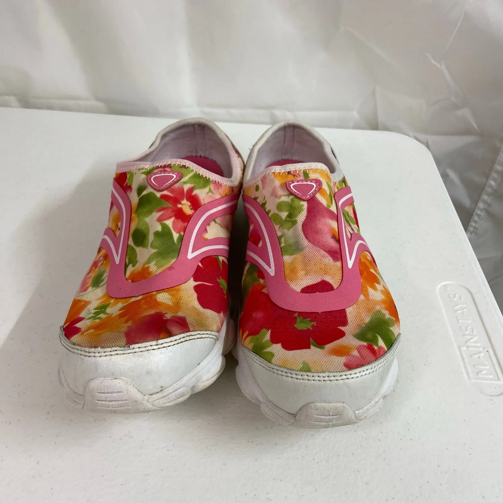 Easy Spirit e360 women's Esride pink floral slip on loafers shoes casual comfy - Image 2