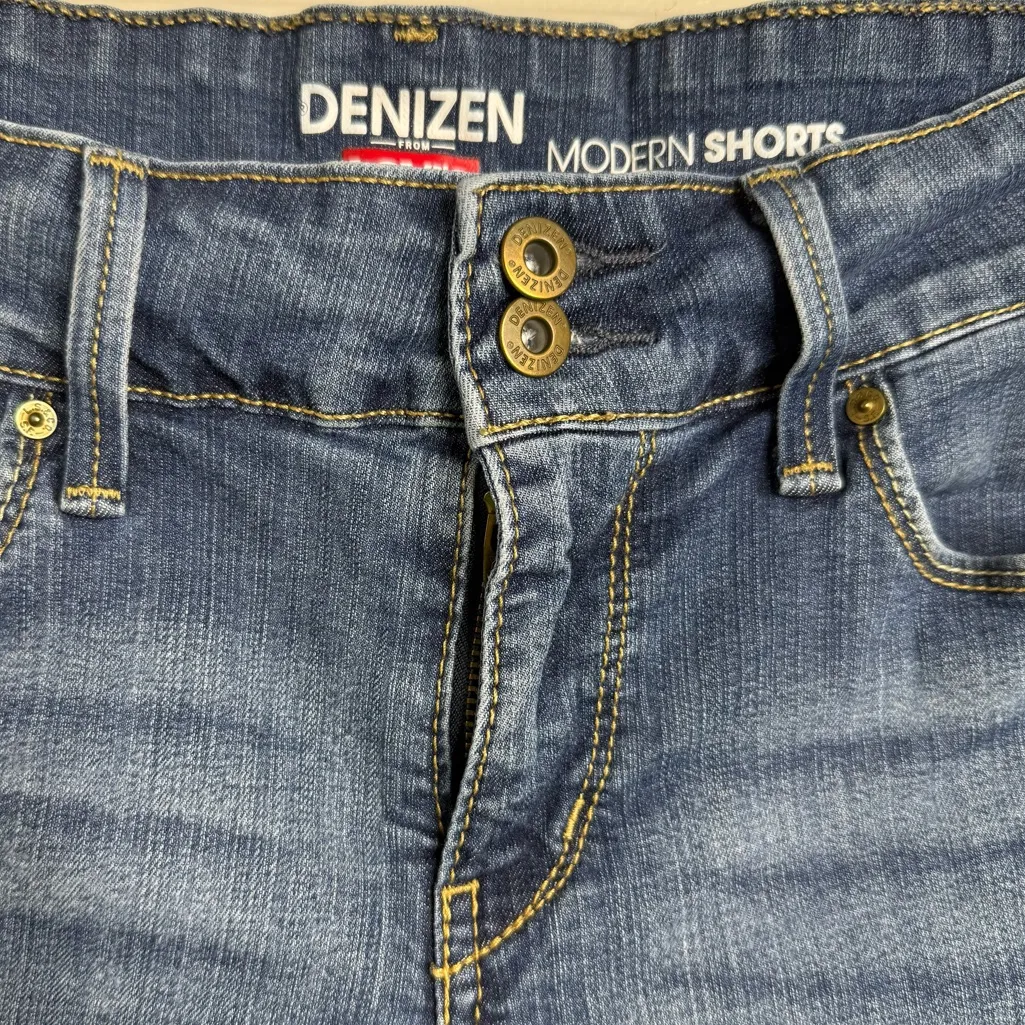 Denizen by Levi’s Denim Jean Modern Shorts 4” cuffed hem Mid Rise - Image 2