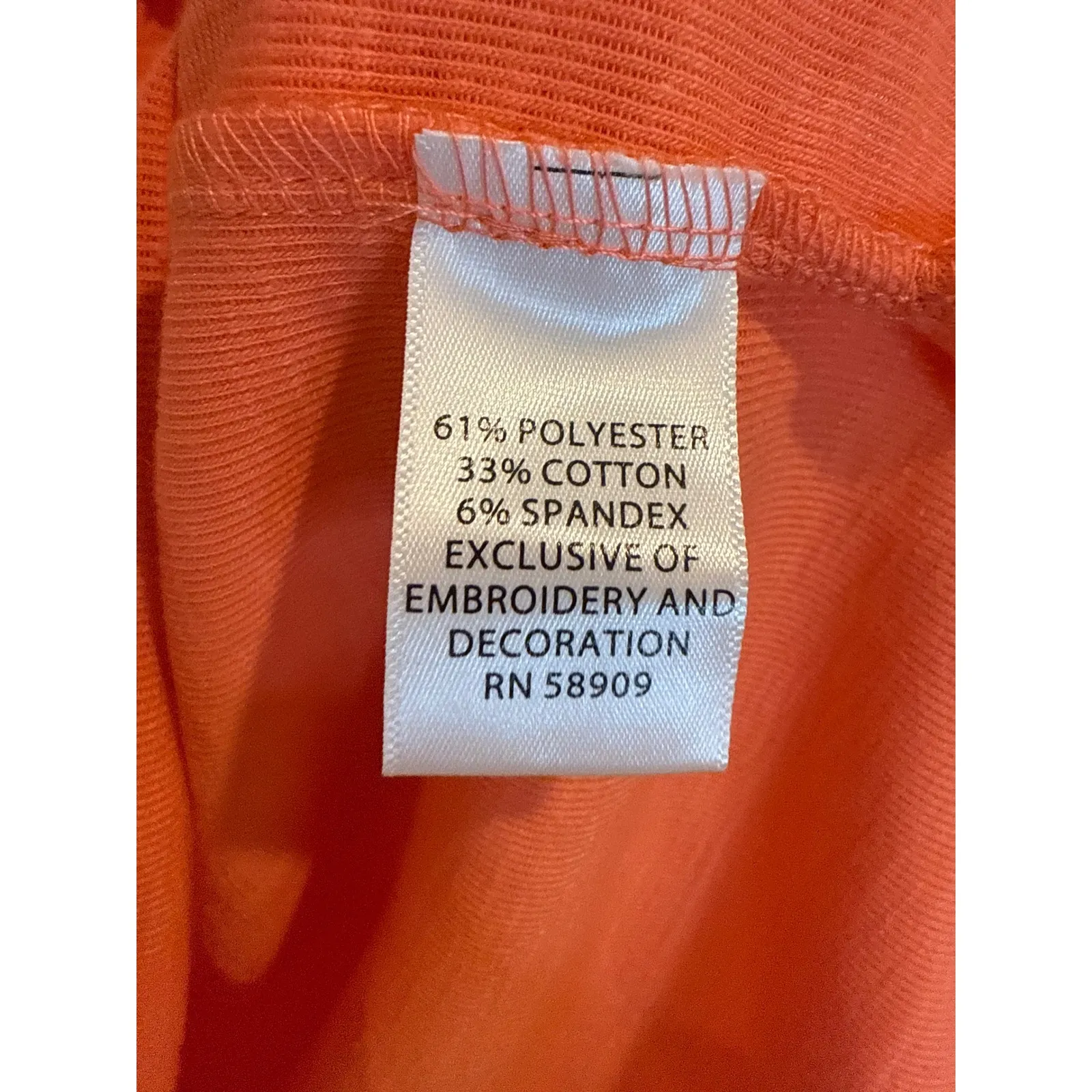 Westbound Embroidered Peasant Top Long Sleeve Blouse Tunic Orange‎ L - Image 4