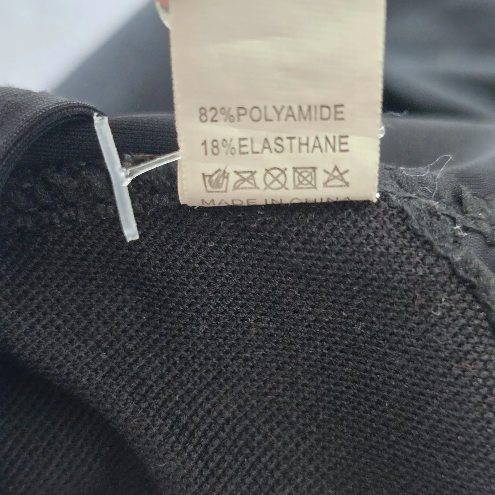 Black Zipper Front Y2K VTG 90s 2000s Coquette Retro Swimwear Bikini Top Medium - Image 8