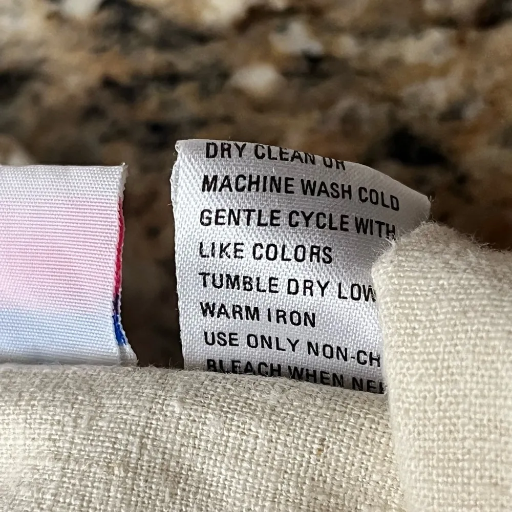 Vintage 80s Avon Fashions Beige Linen Blazer Women’s M – Cream Pocket Granola Size M - Image 7