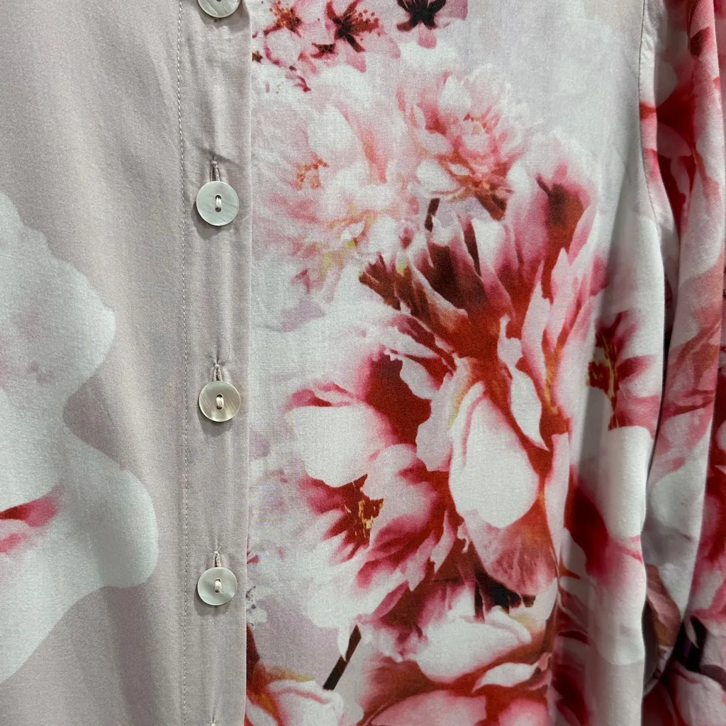 Floral Pink Button - Image 3