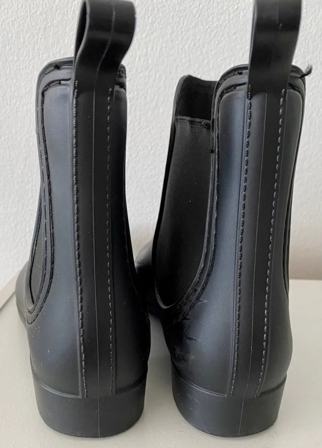 Black Rain Boots Rainboots autumn winter boots  - Image 6