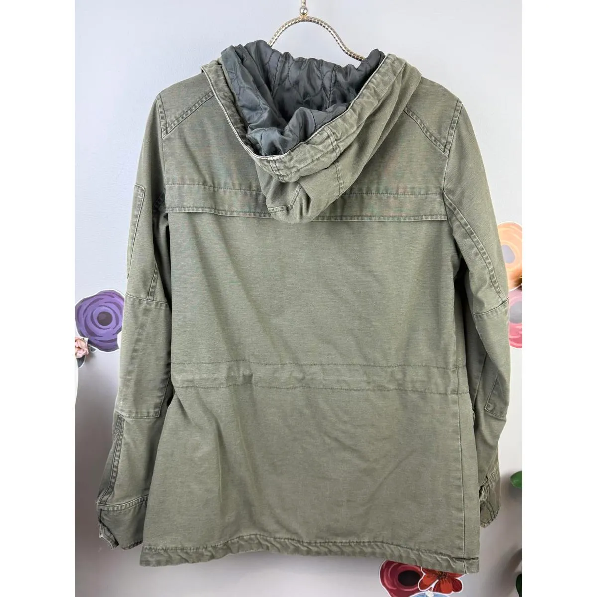 Levi's Hooded Cotton Utility Anorak Jacket - Size - Small - Image 3