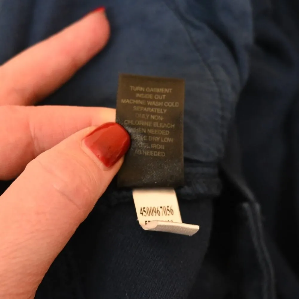 WHBM Womens 10 Navy Blue Slim Ankle Jean - Image 11