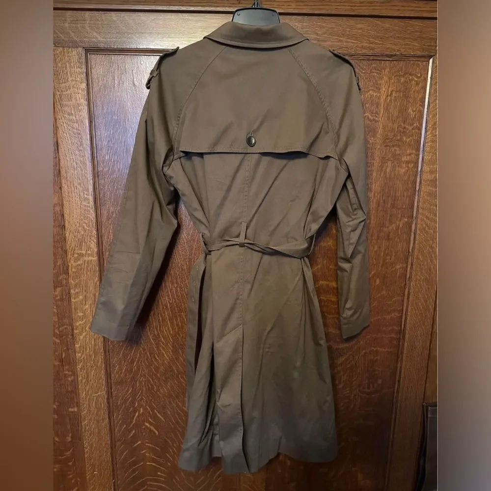 Topshop Army Green Trenchcoat, NWOT in US 12 - Image 2