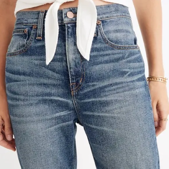Madewell The Tall High-Rise Slim Boyjean in Frisco Wash Size 25 T NWOT - Image 2