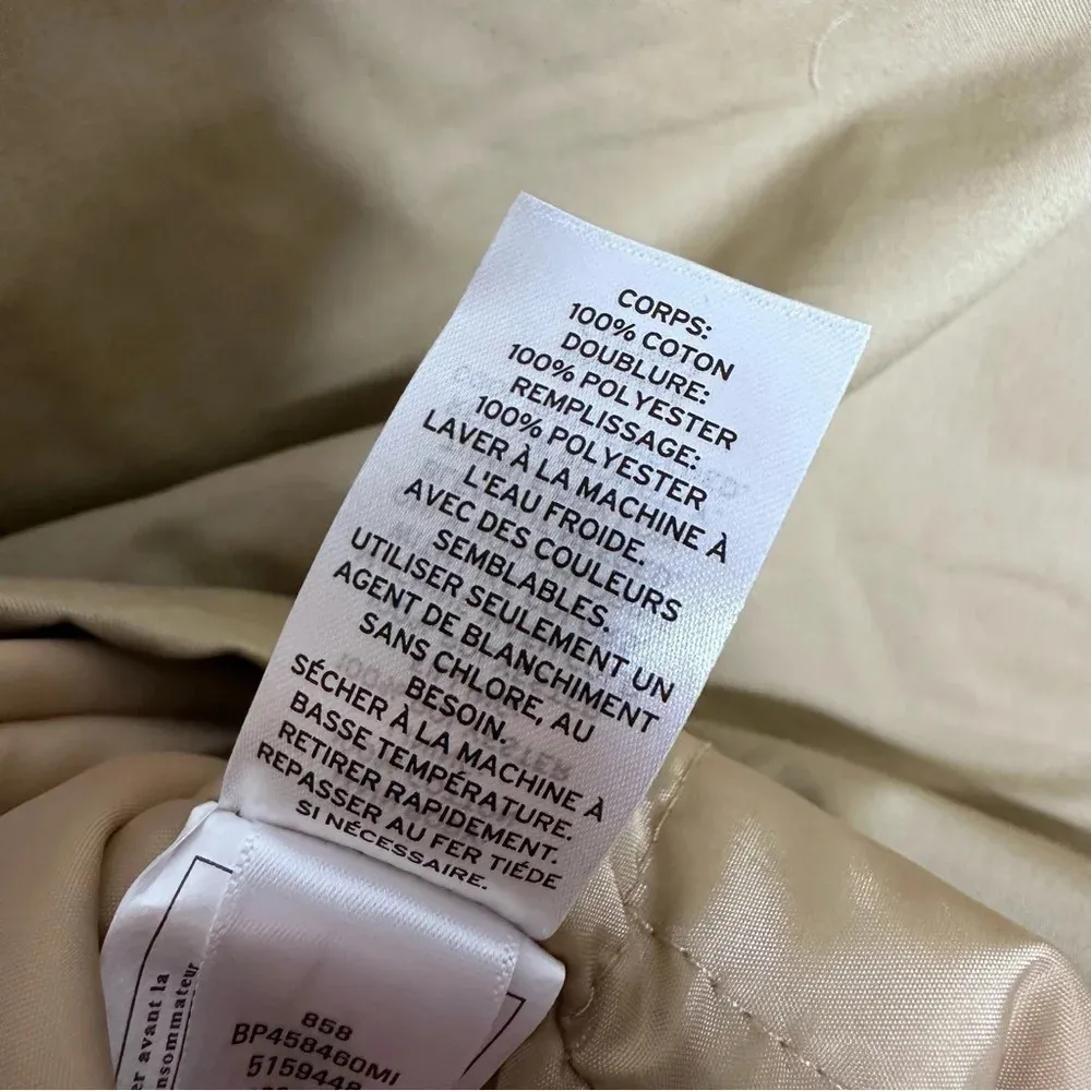 BP Nordstrom NWT Tan Grove Quilt Lined Button-up Shacket Shirt Jacket La… - Image 10