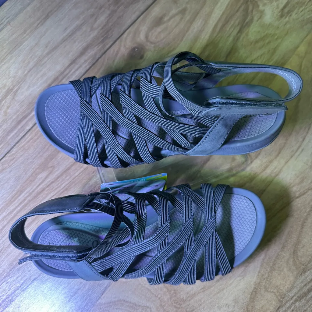 Baretraps  Taupe Suede Sandals - Image 4